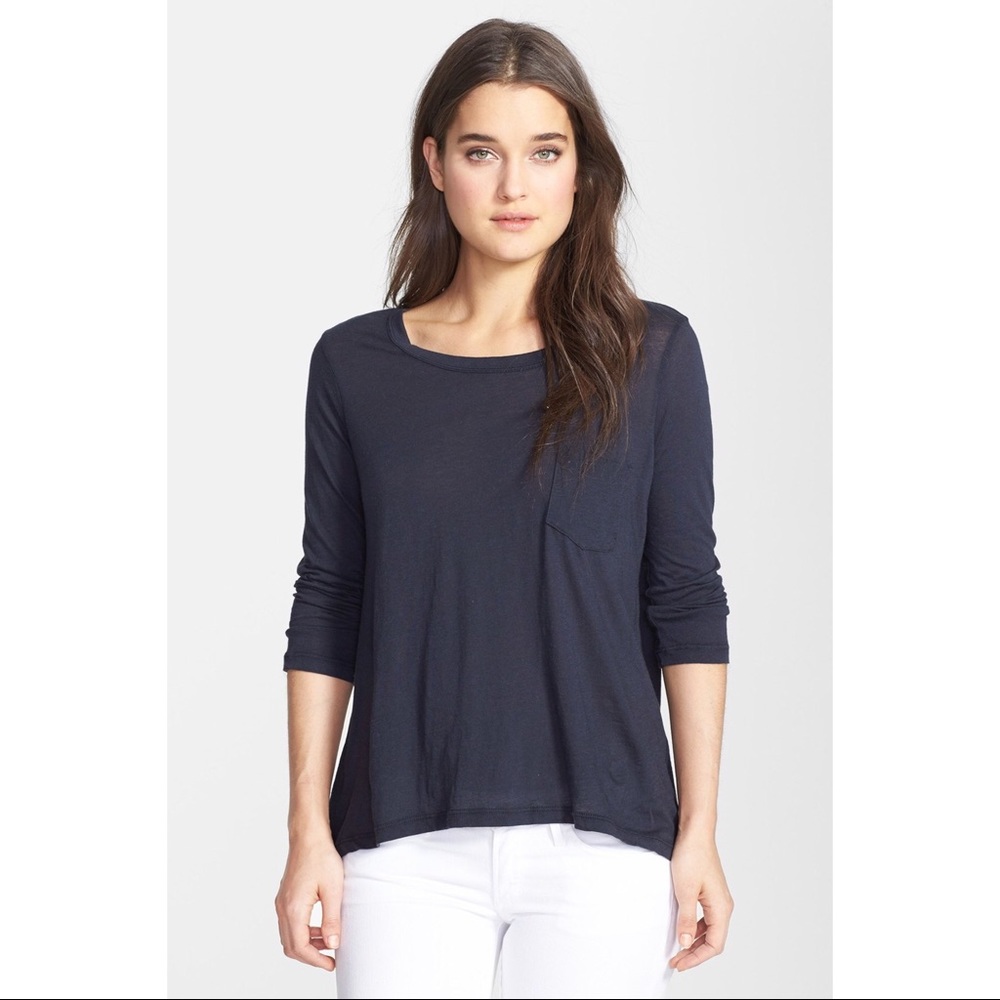 James Perse A-Line Pocket Tee